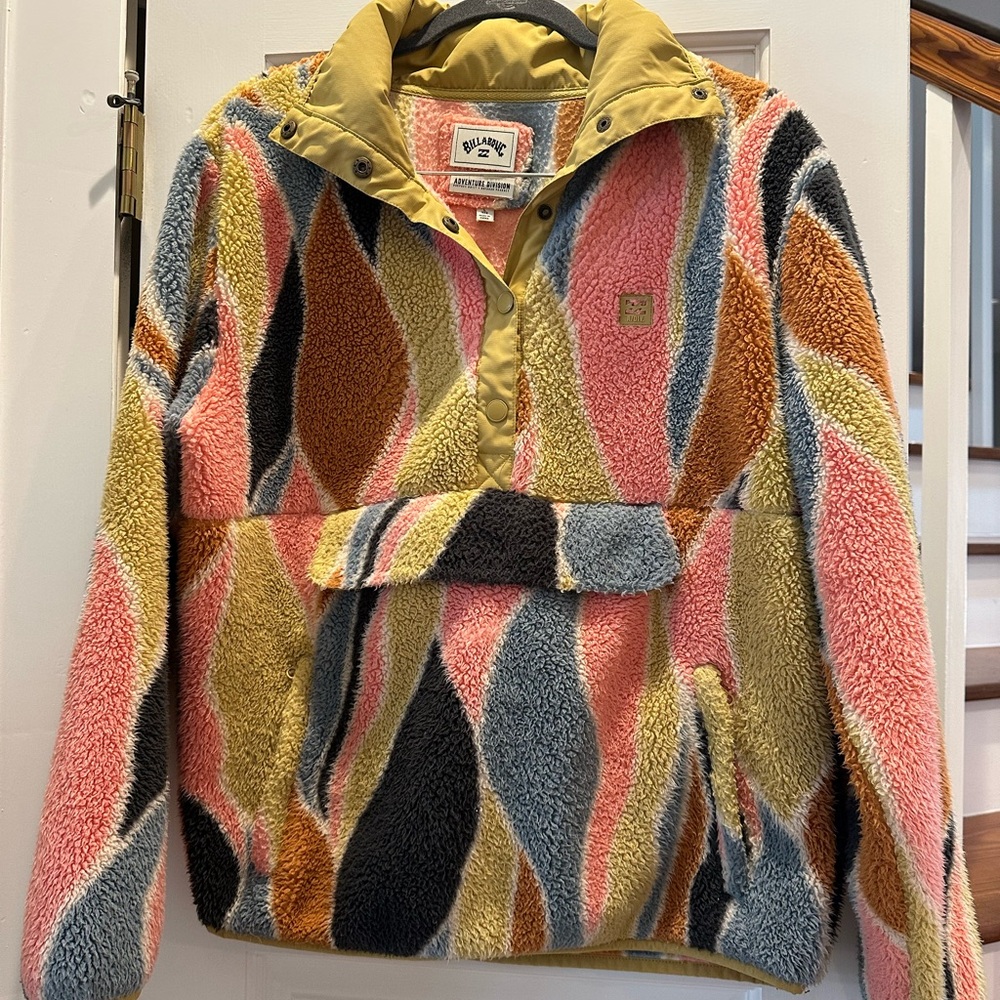 Billabong Multicolor Fleece Jacket